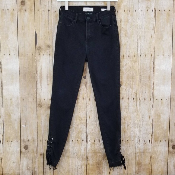 NWT PACSUN High Rise Ankle Lace Up Jeans - Picture 2 of 8